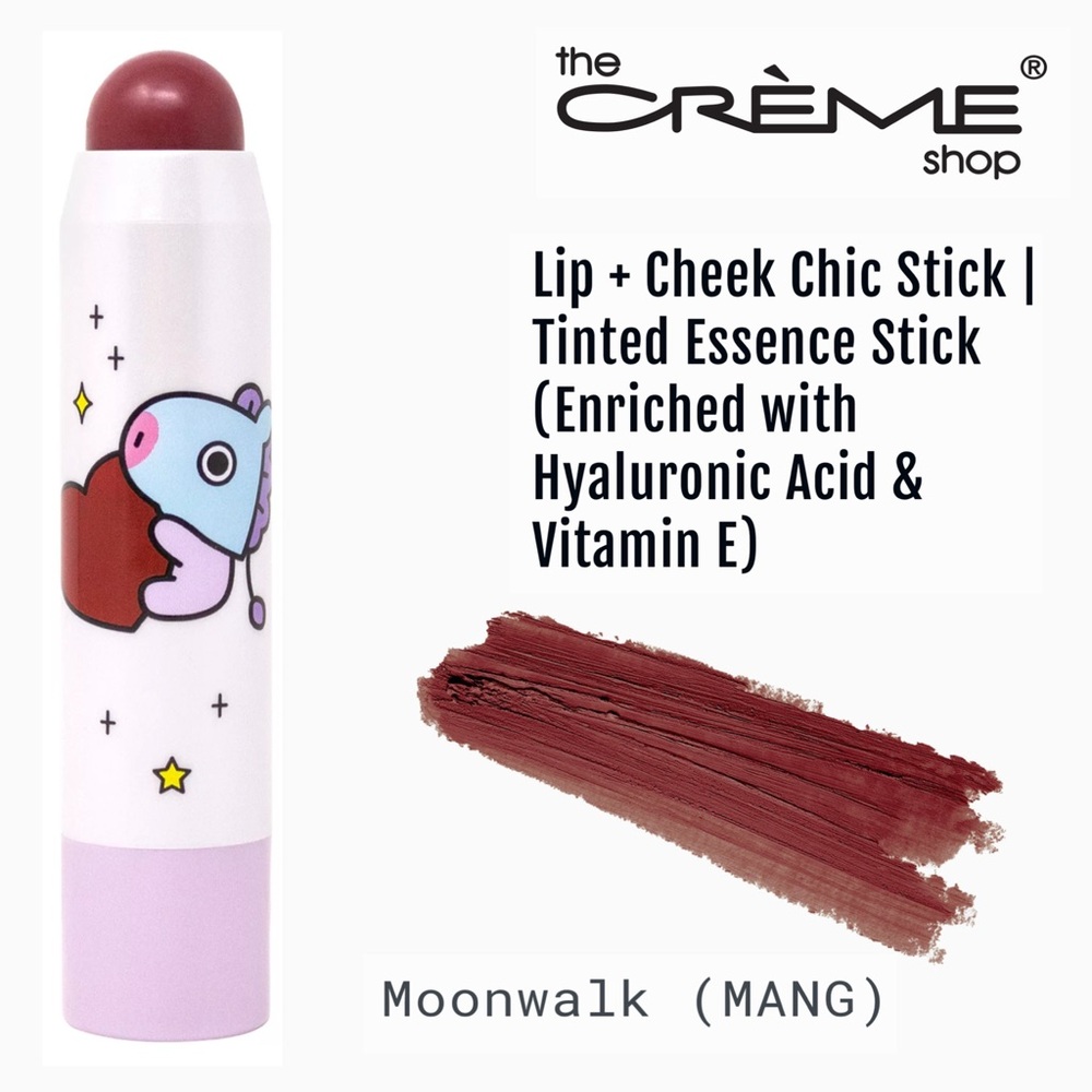 The Crème Shop Lip + Cheek Chic Stick | Tinted Essence Stick • Moonwalk